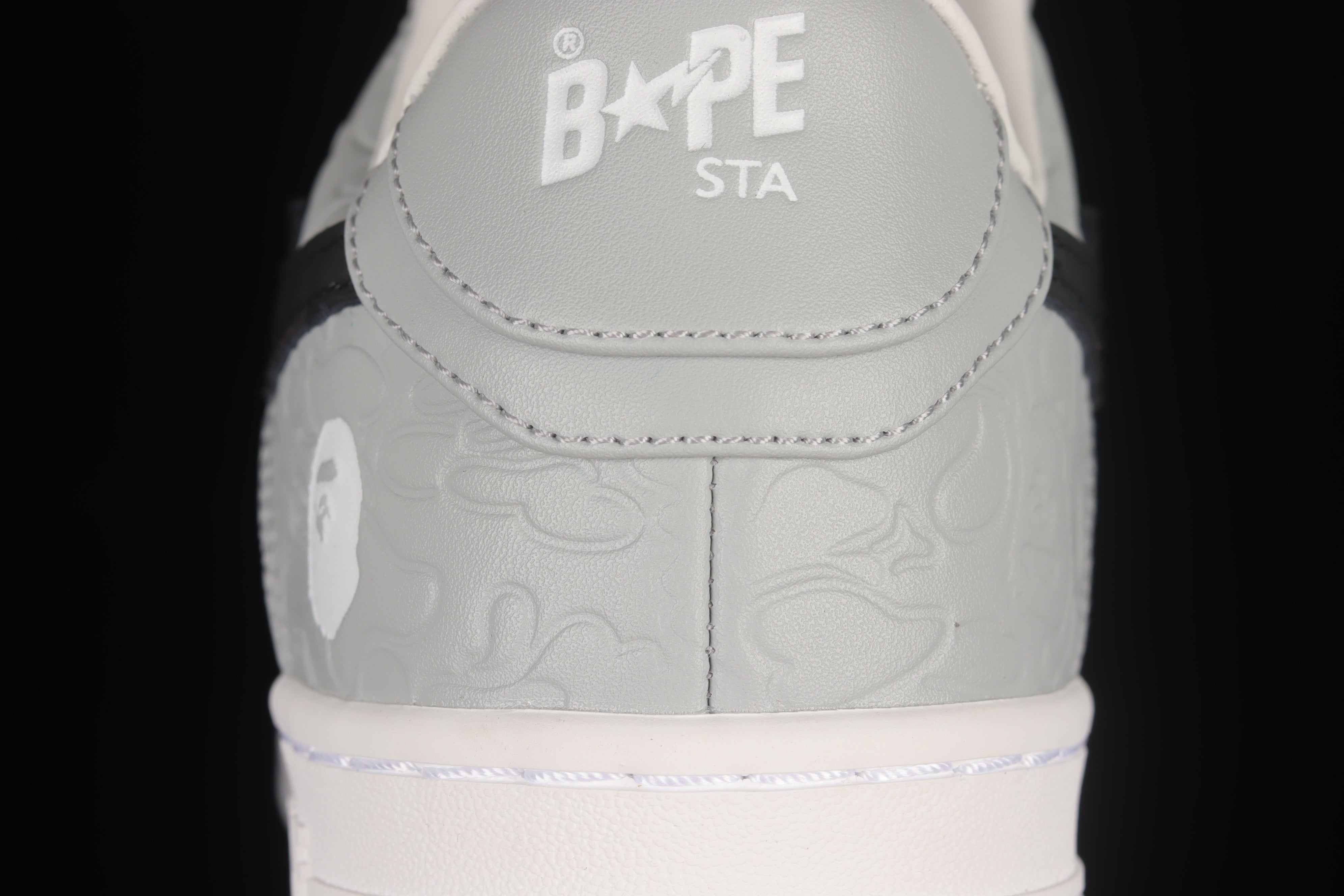 A Bathing Ape Bape Sta Low - Grey/Black