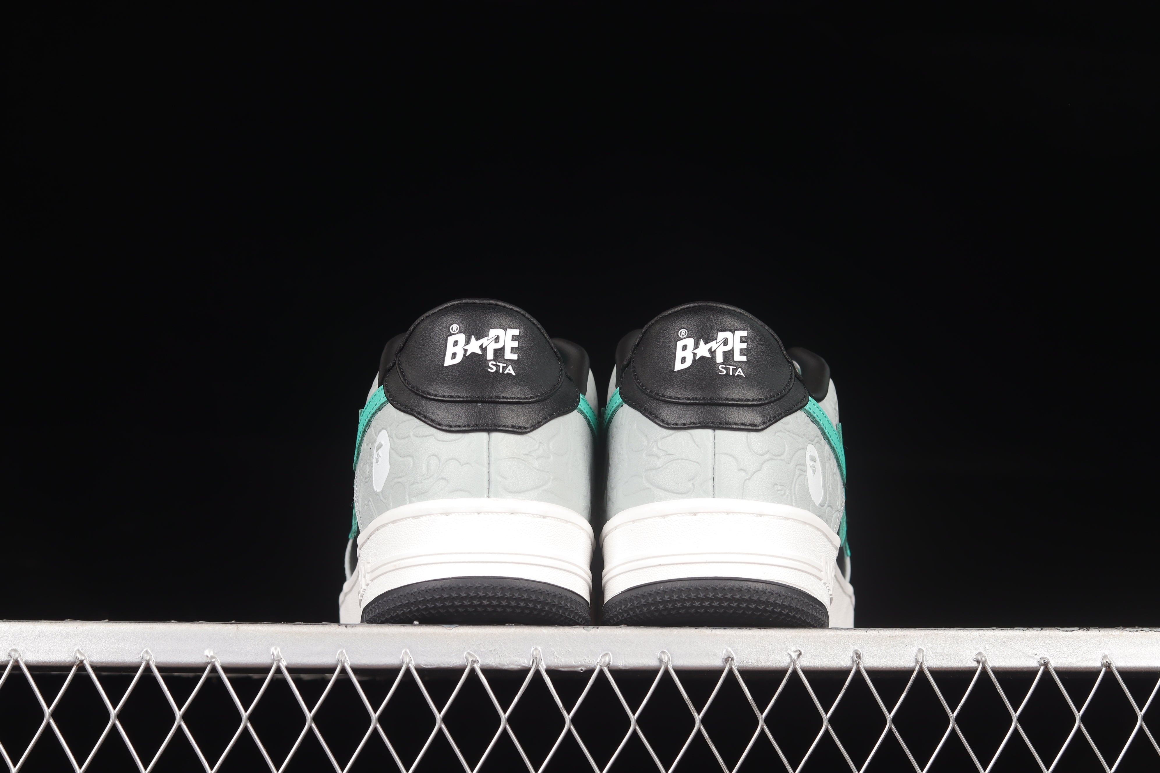 A Bathing Ape Bape Sta Low - Grey/Green