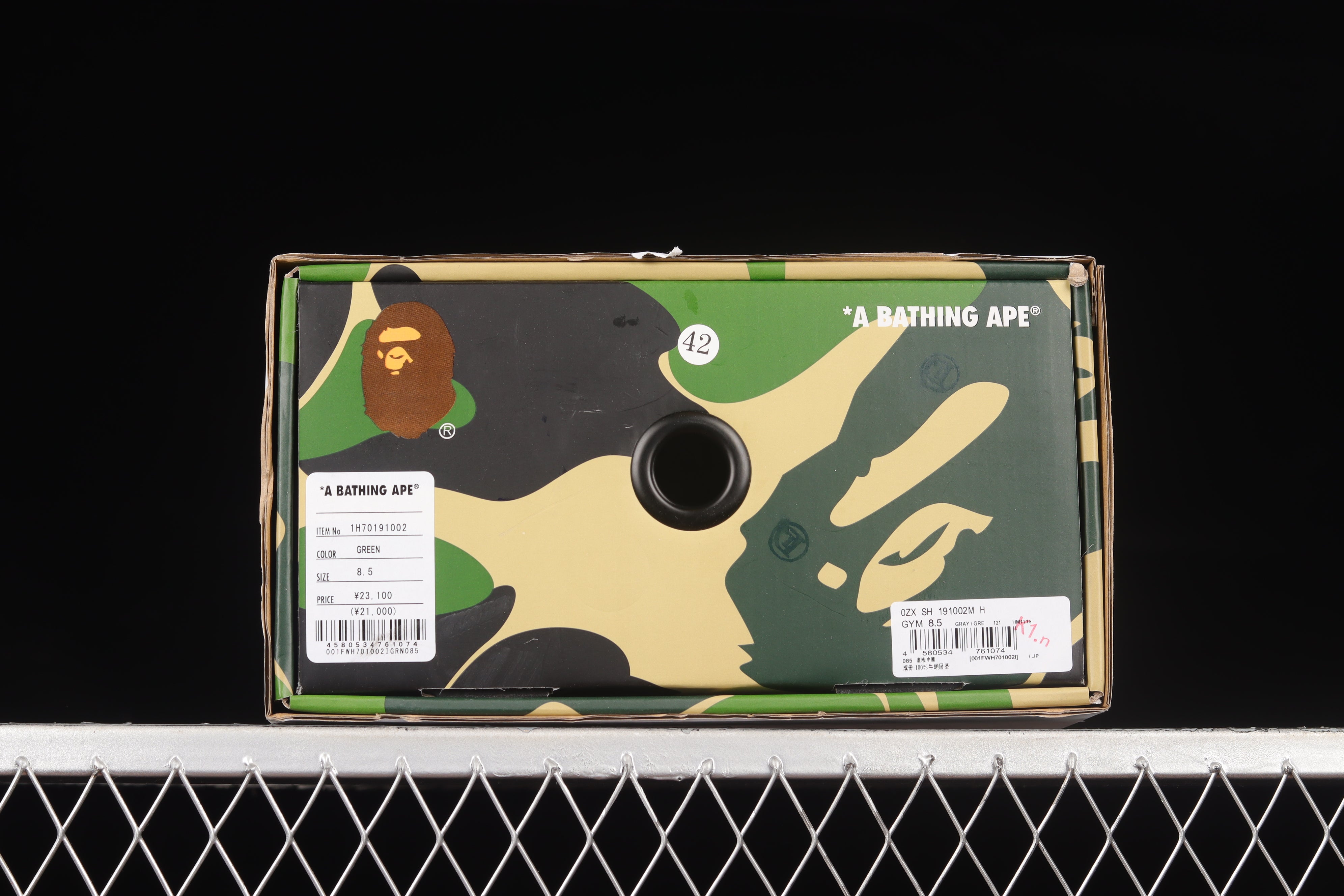 A Bathing Ape Bape Sta Low - Grey/Green