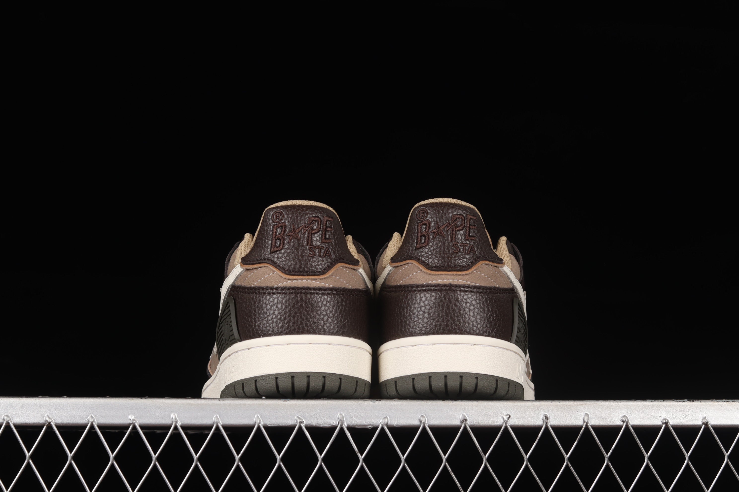 A Bathing Ape Bape SK8 Sta - Brown Ivory