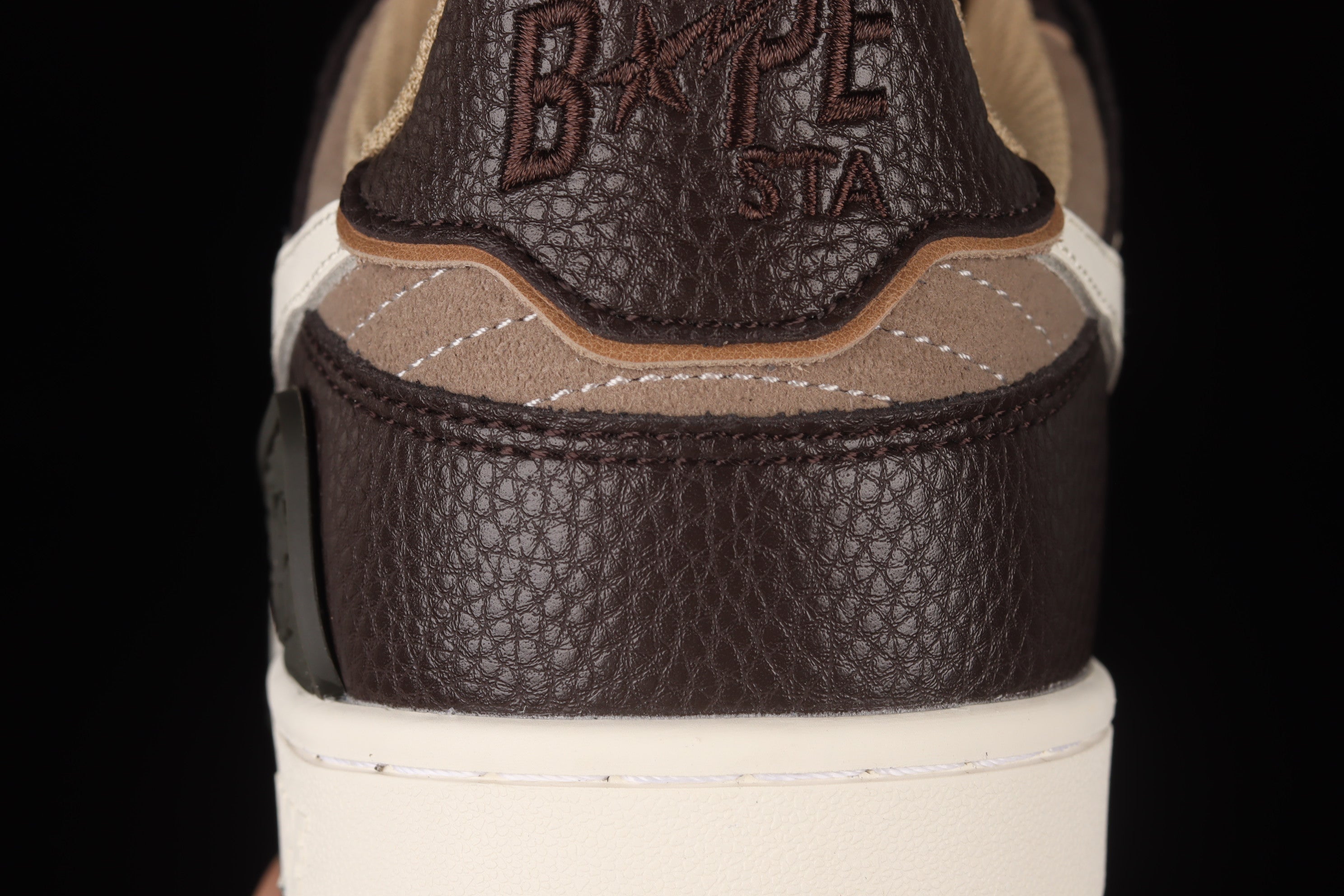 A Bathing Ape Bape SK8 Sta - Brown Ivory