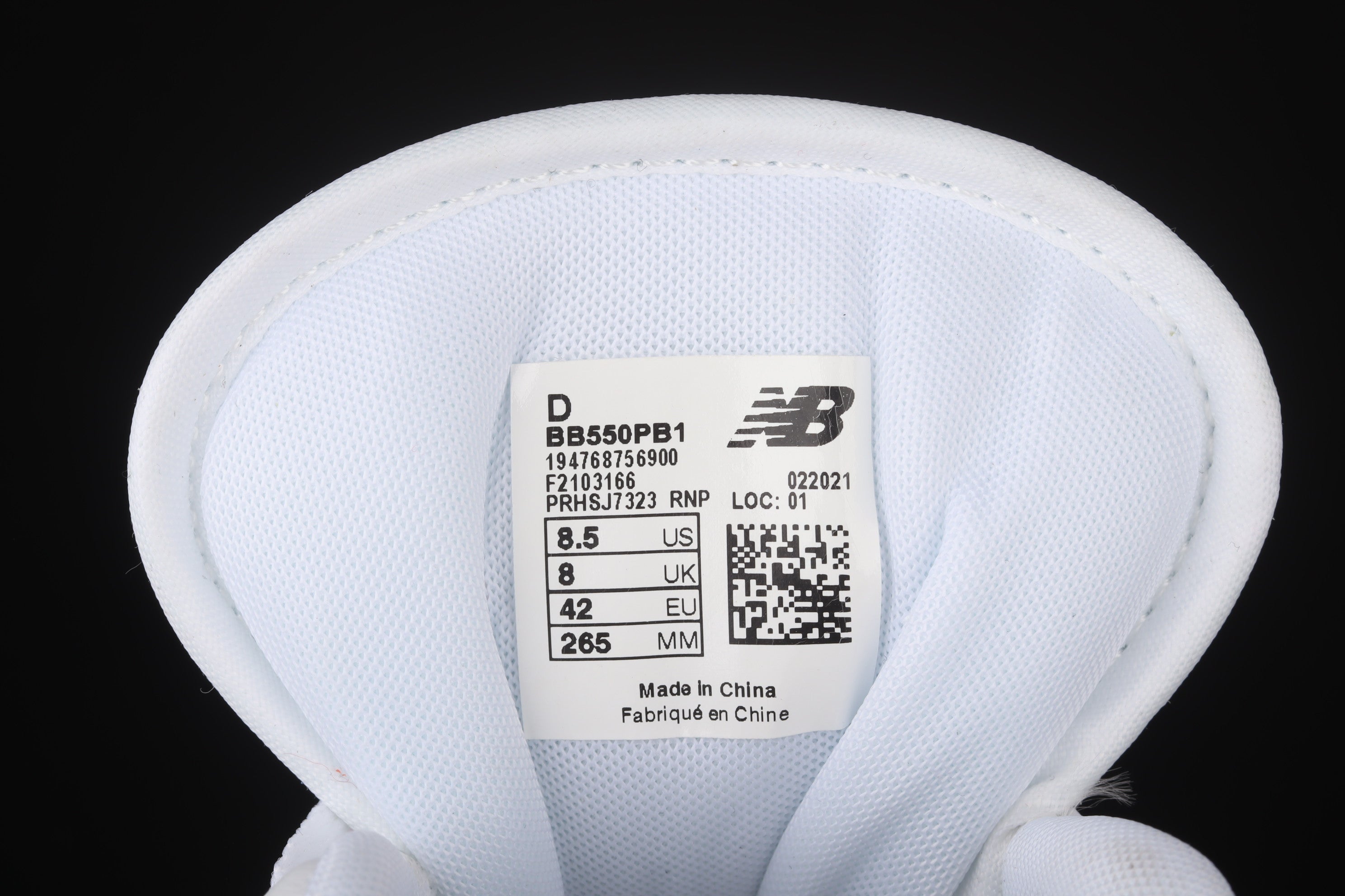 New Balance 550 - White/Grey