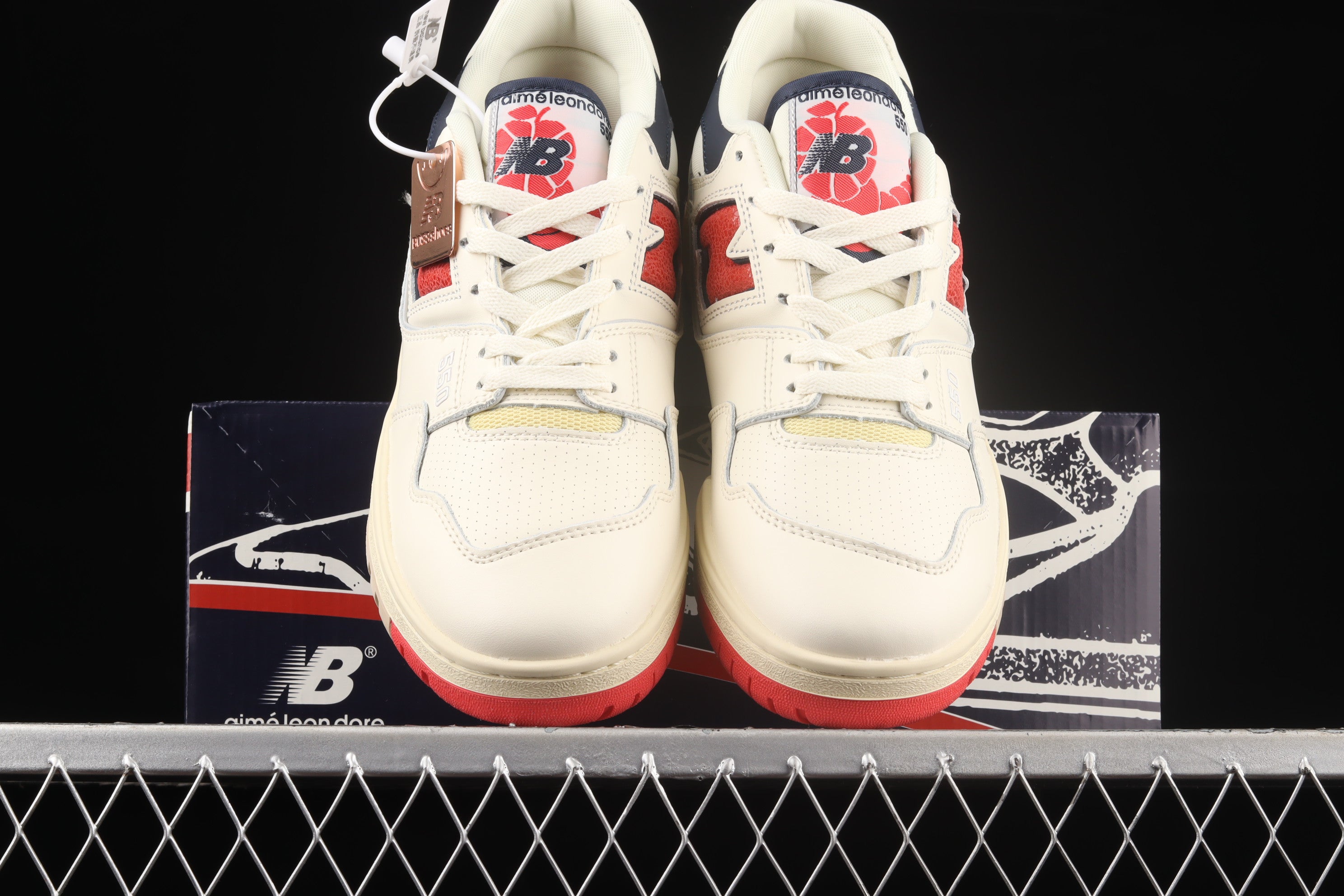 New Balance 550 X Aime Leon Dore - Red Navy