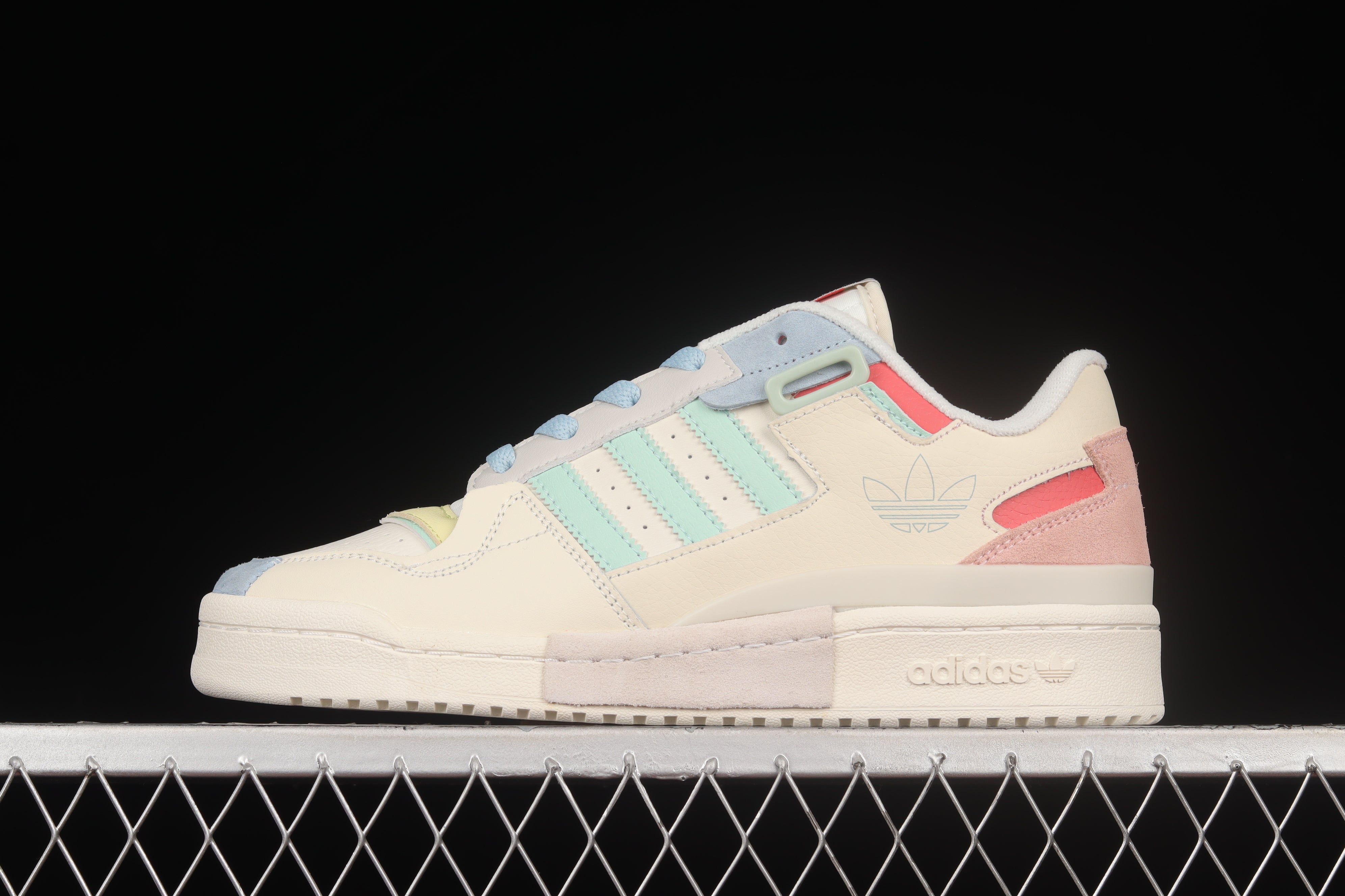adidasUnisex Forum Exhibit Low - Blue Pink Green