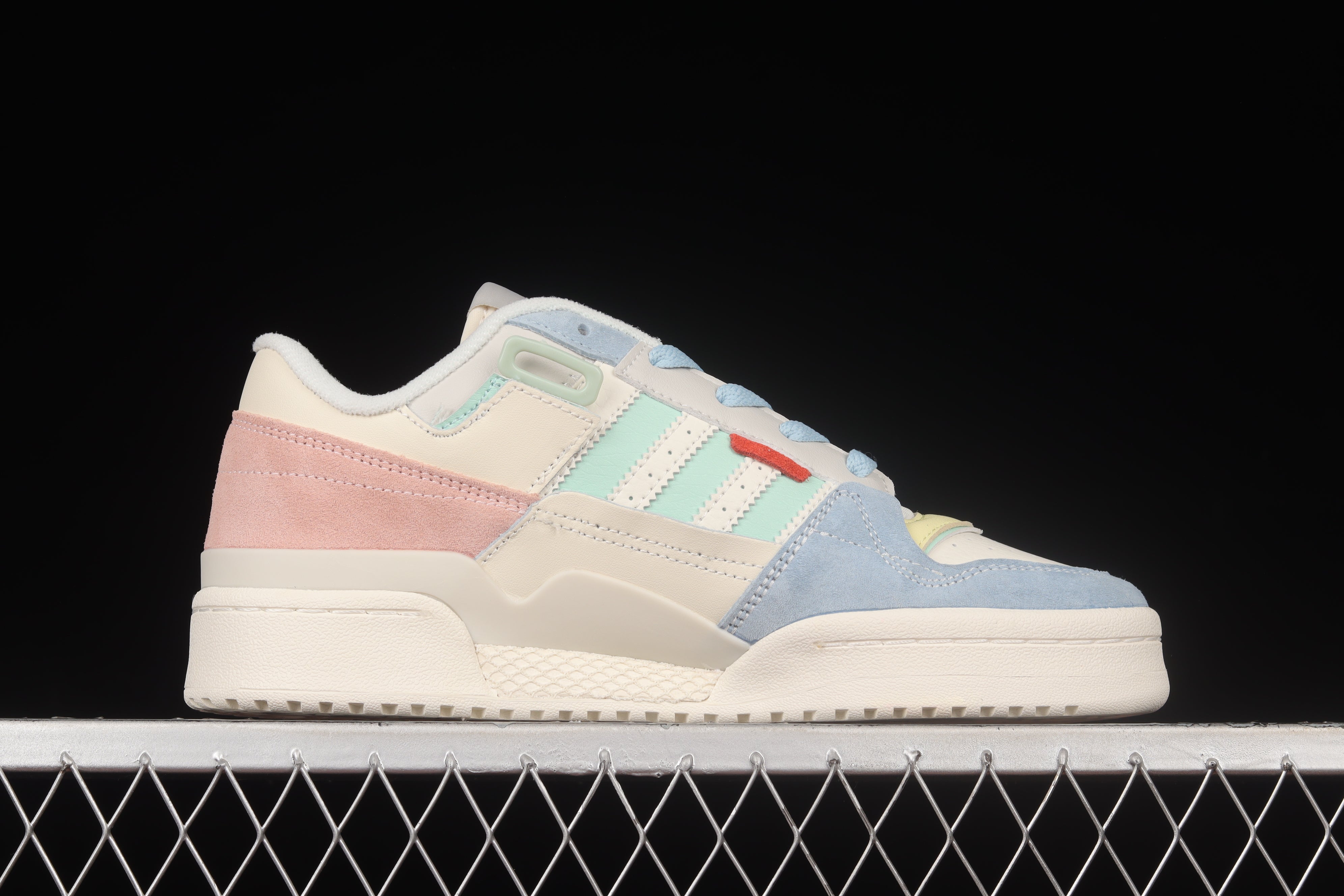 adidasUnisex Forum Exhibit Low - Blue Pink Green