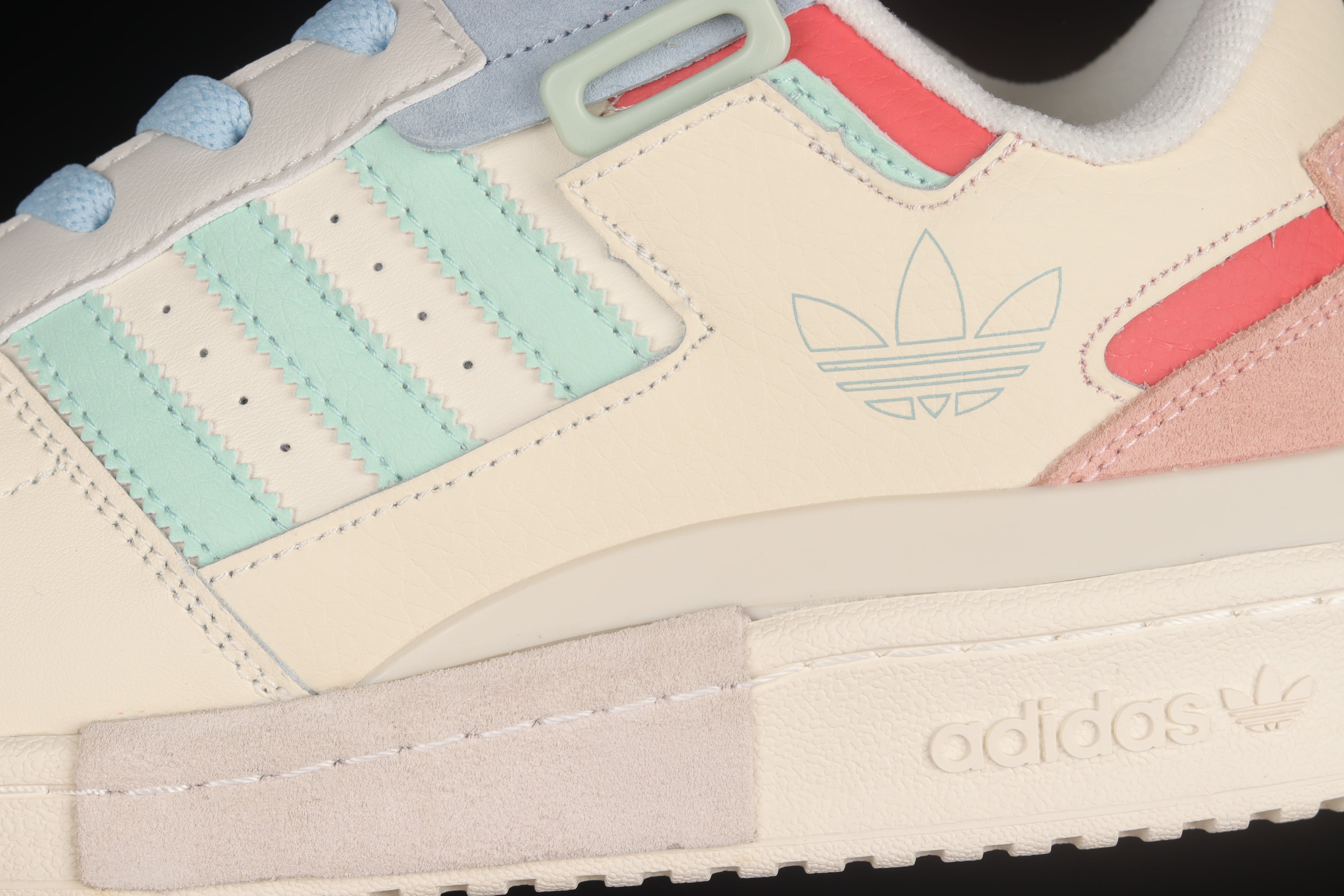 adidasUnisex Forum Exhibit Low - Blue Pink Green