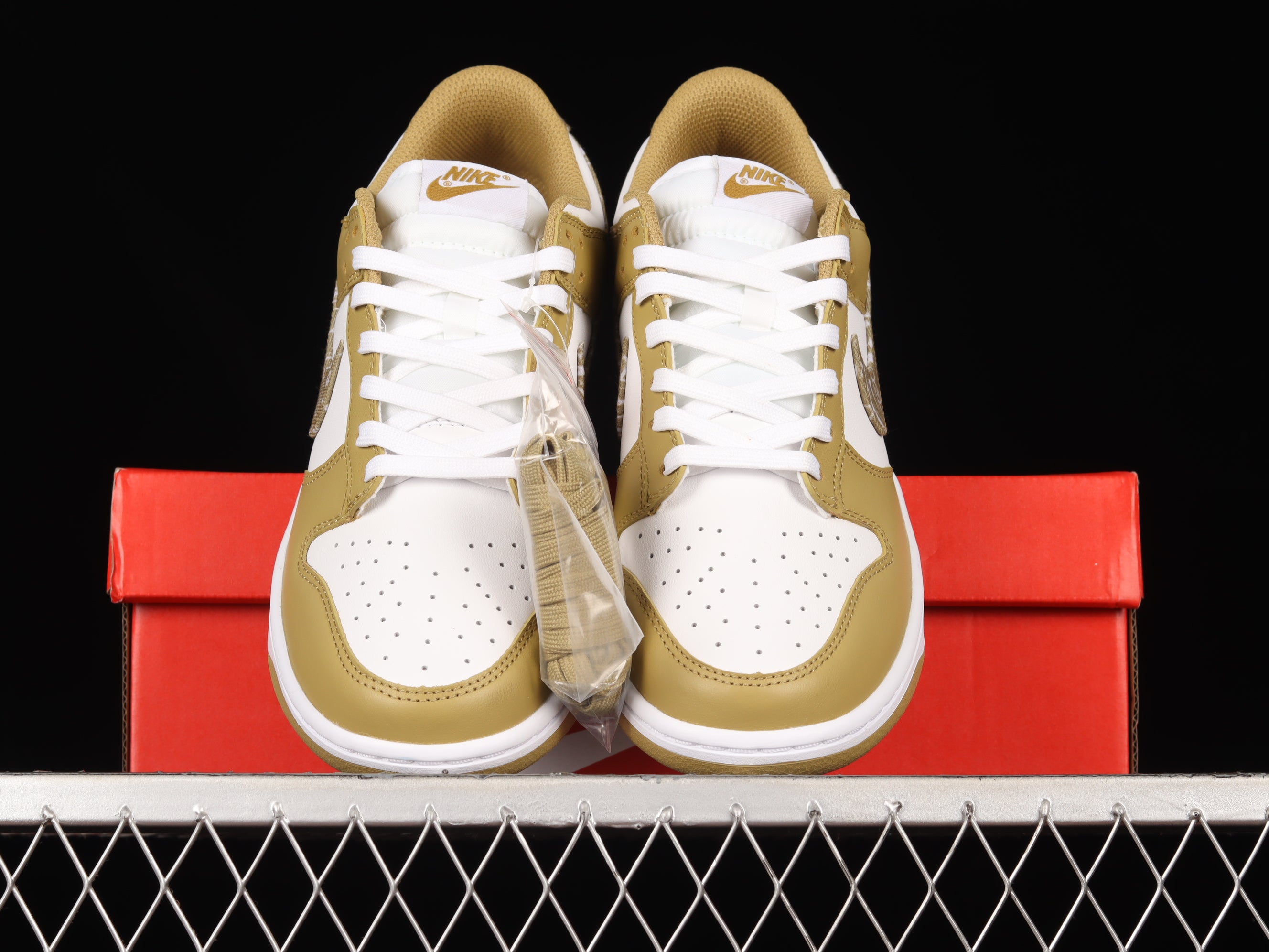 NikeMens Dunk Low Essential - Paisley Pack Barley