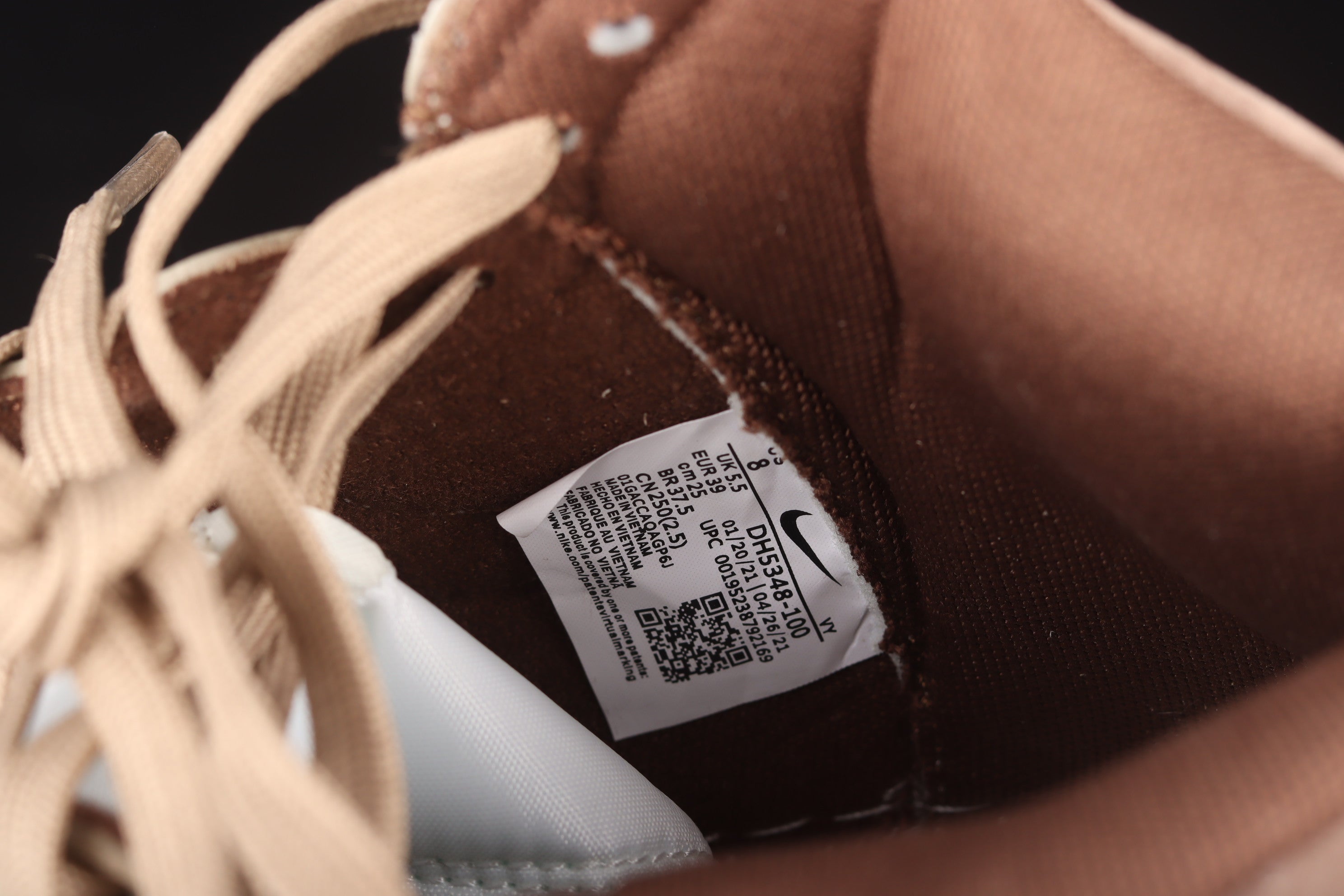 NikeUnisex Dunk High - Light Chocolate
