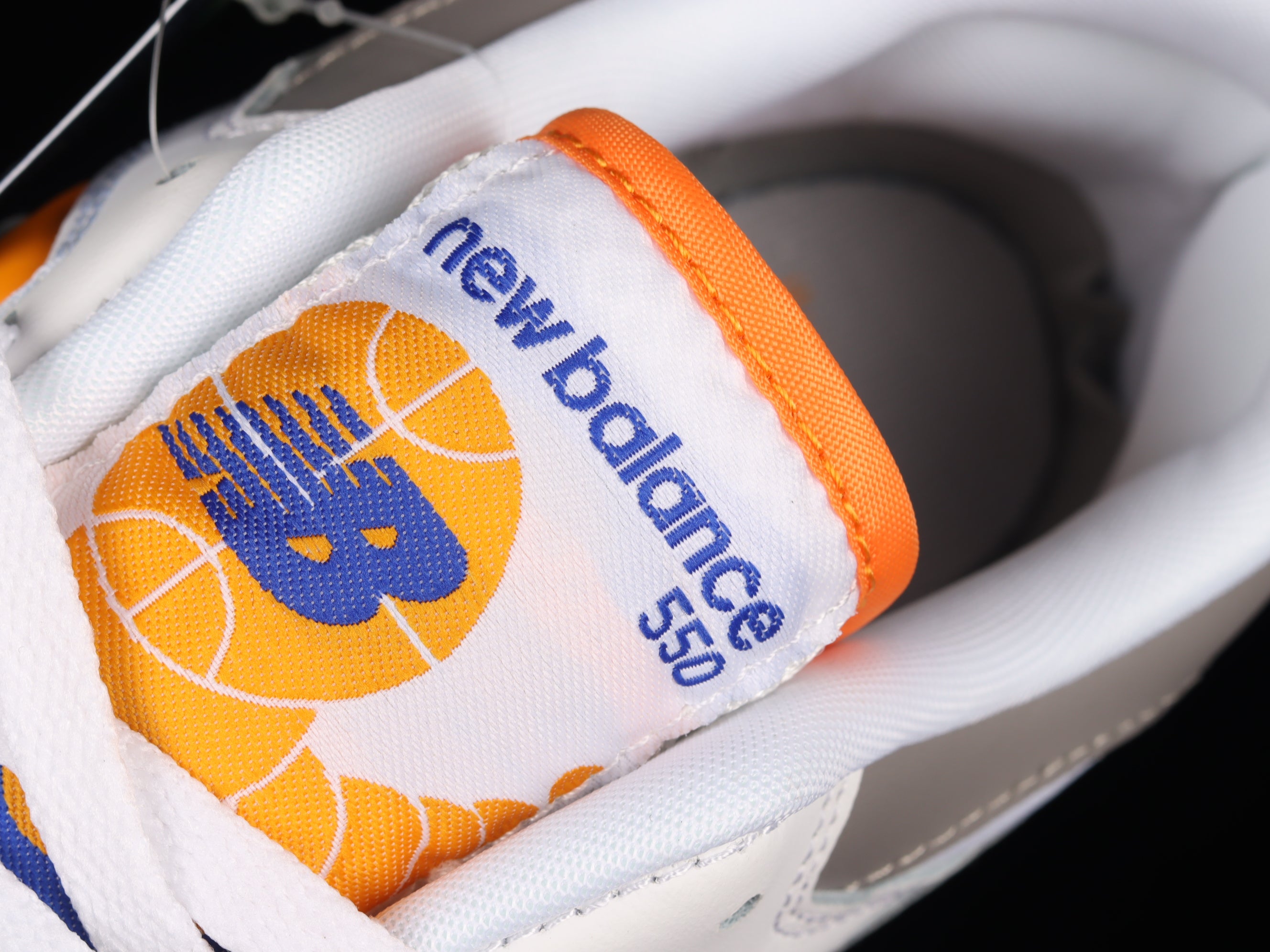 New Balance 550 - White/Vibrant Orange