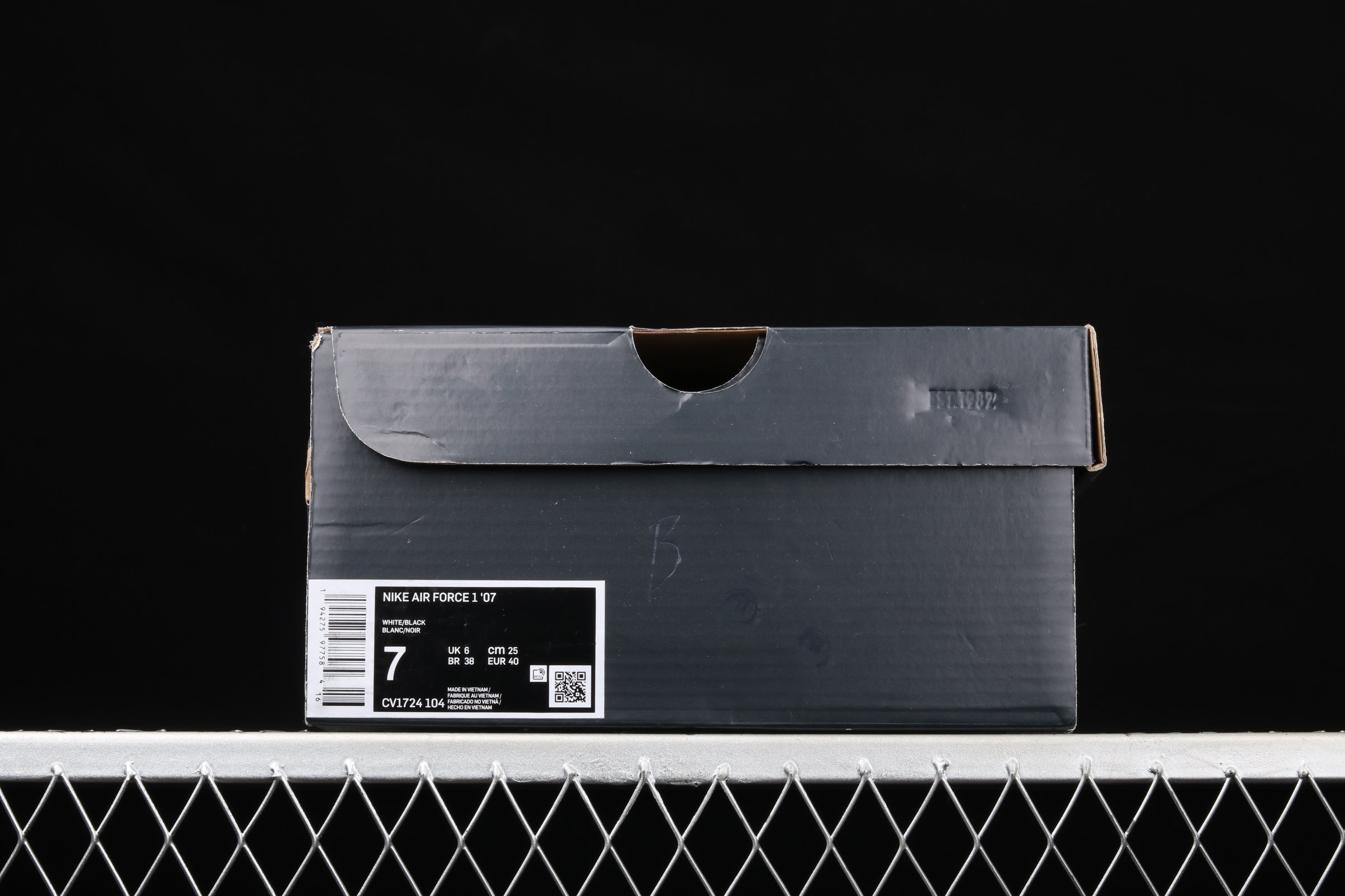 NikeUnisex Air Force 1 AF1 Low Contrast Stitch - White