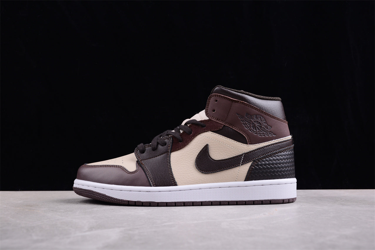 Air Jordan 1 AJ1 Mid - YMCA Brown