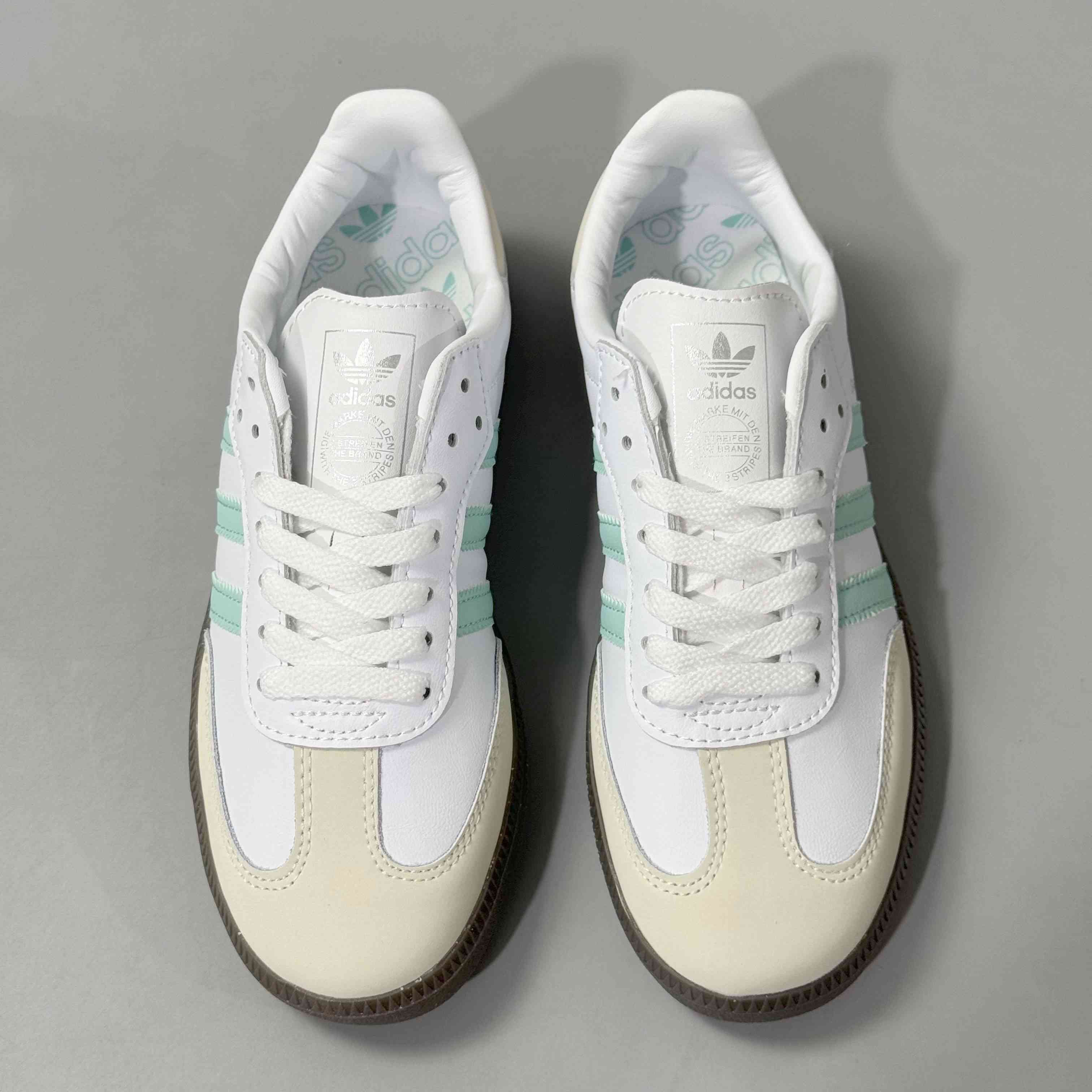 adidasMens Samba - Hazy Green