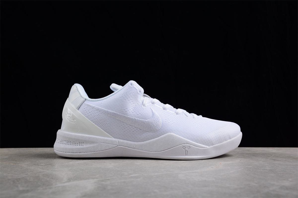 NikeMens Kobe 8 Protro - Triple White