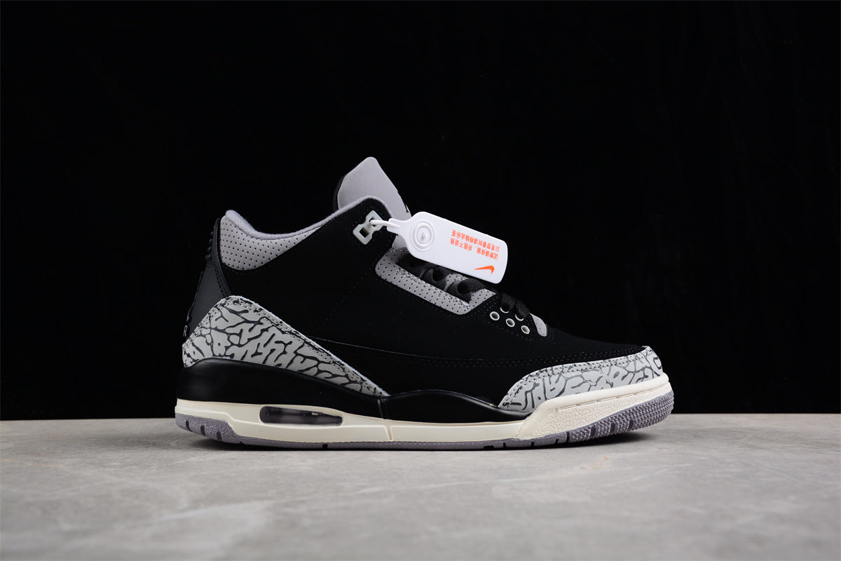 Air Jordan 3  AJ3 - Off Noir