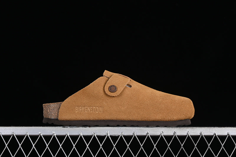 BirkenstockMens boston tan Clogs - Brown