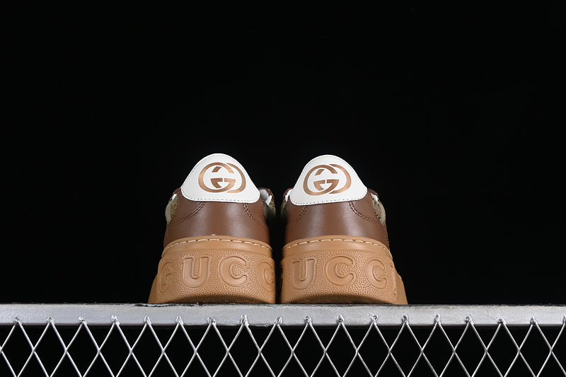 GucciMens Embossed GG Logo - Cream Canvas