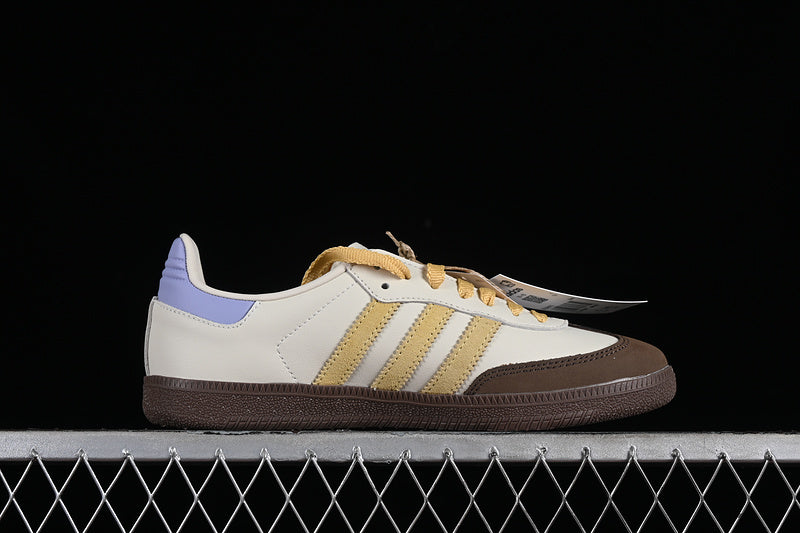 adidasMens Samba Off White - Violet