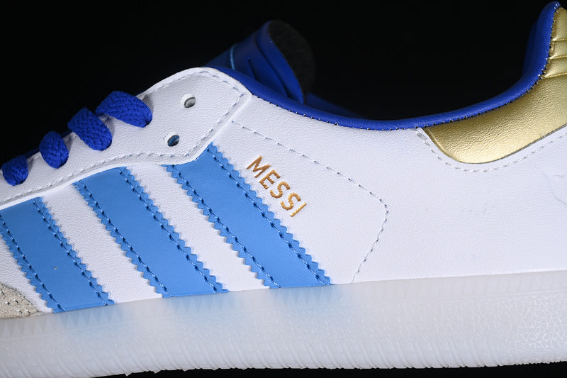 adidasMens Messi Samba - Lucid Blue