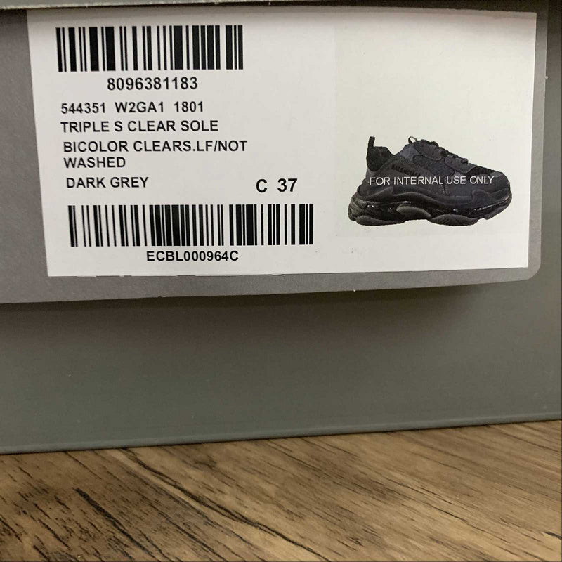 BalenciagaMens Triple S - All Grey