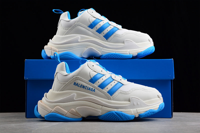 Balenciaga x adidasMens Triple S - White/Blue