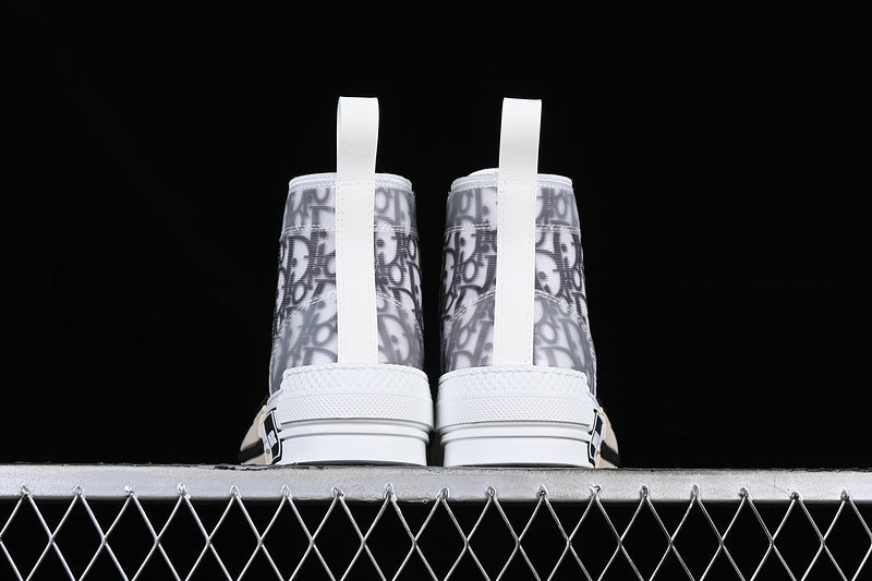 DiorMens B26 High Converse Oblique - White