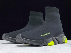BalenciagaMens Speed Trainer Clear Sole - Neon