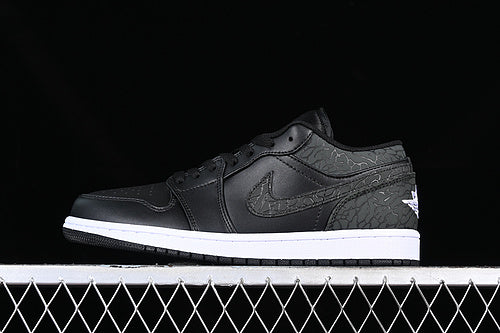 Air jordan 1 AJ1 Low - Black Elephant