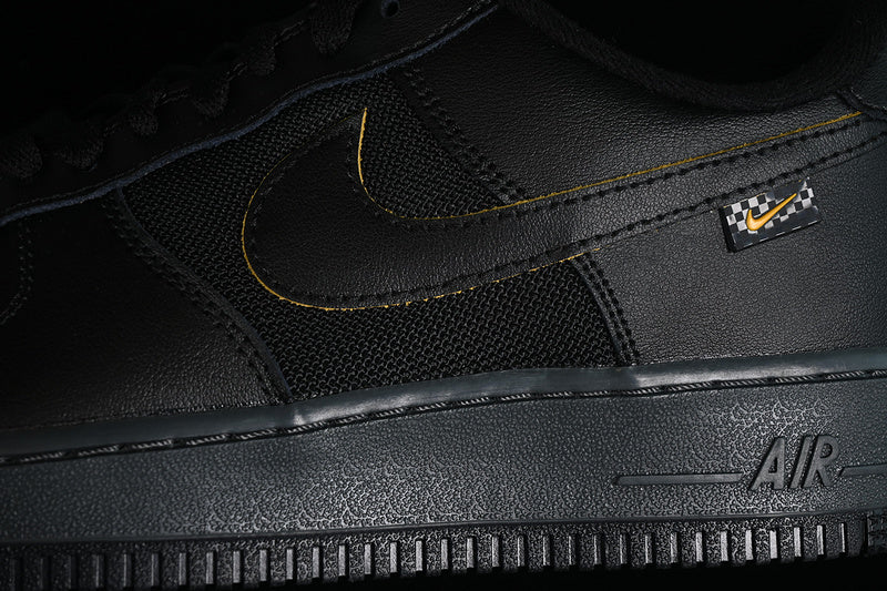 NikeMens Air Force 1 AF1 Low - University Black/Gold