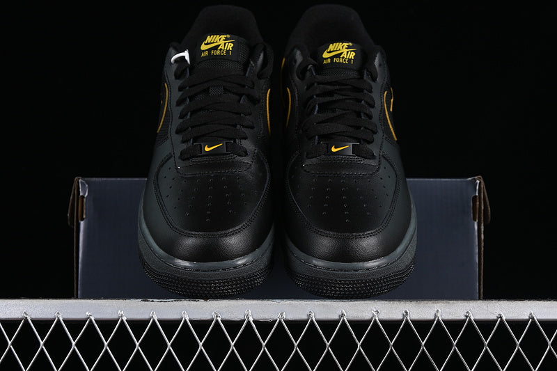 NikeMens Air Force 1 AF1 Low - University Black/Gold