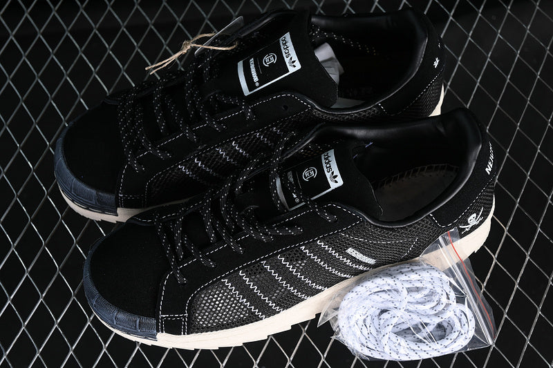 Neighborhood x Clot x adidasMens Superstar - Black