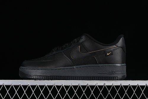 NikeMens Air Force 1 AF1 Low - University Black/Gold