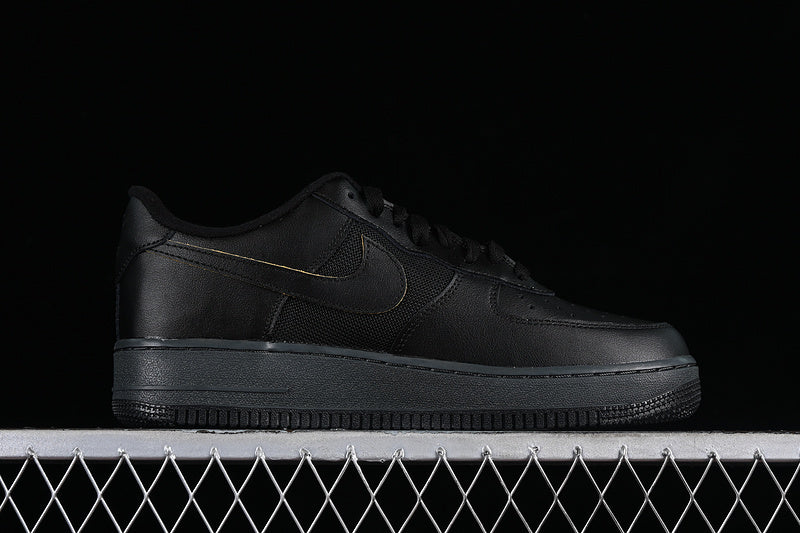 NikeMens Air Force 1 AF1 Low - University Black/Gold