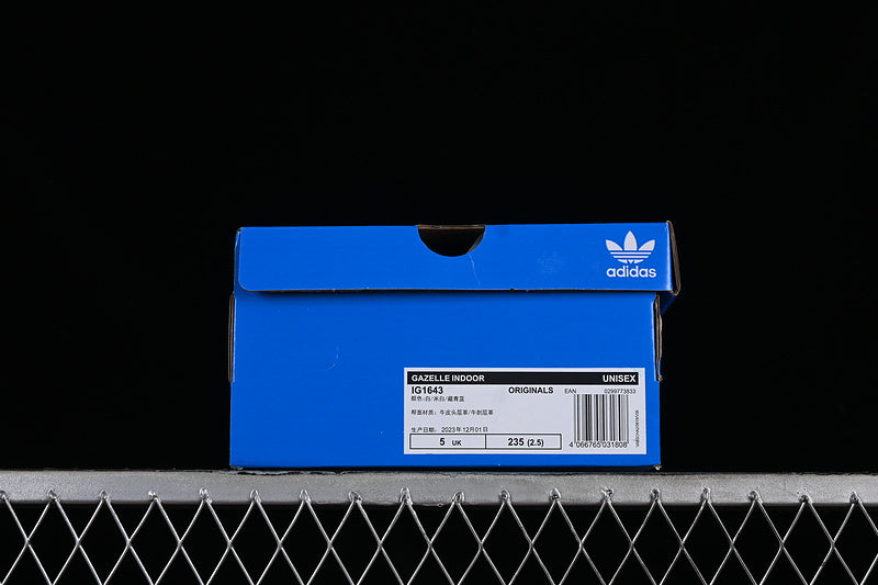 adidasUnisex Gazelle Indoor - White Preloved Ink