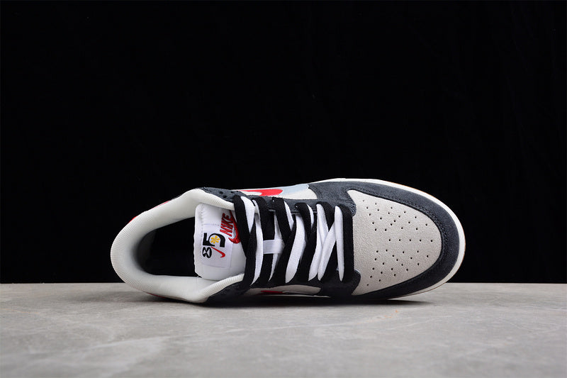 NikeSB Dunk 85 Low Cut Double Swoosh - GREY/RED