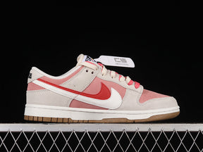 NikeWMNS Dunk Low 85 Double Swoosh Sail - Red/Pink