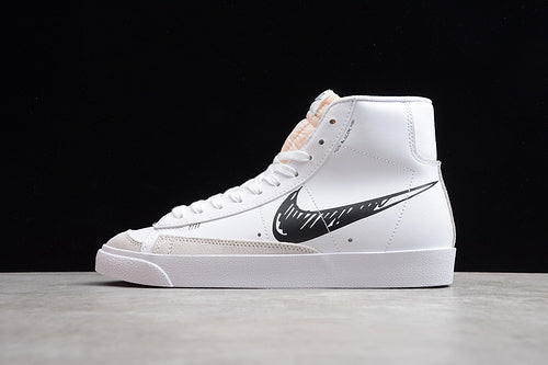 NikeMens Blazer Mid 77 Sketch - Black