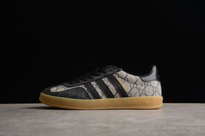 adidasMens x Gucci Gazelle GG - Black/Grey