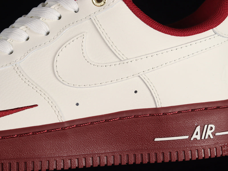 NikeMens Air Force 1 AF1 Low 40th Anniversary Edition - Sail Team Red