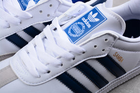 adidasMens Samba - White/Navy