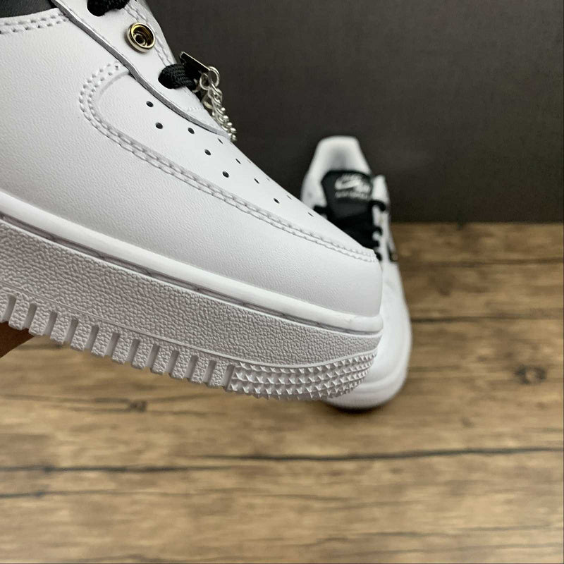 NikeMens Air Force 1 AF1 Low PRM - Silver Chain