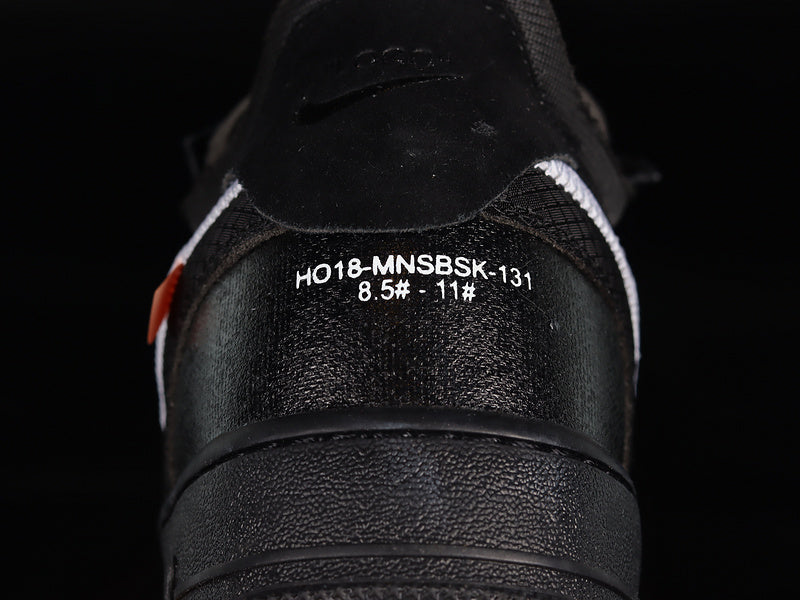 Off-White x NikeMens Air Force 1 AF1 Low- Black
