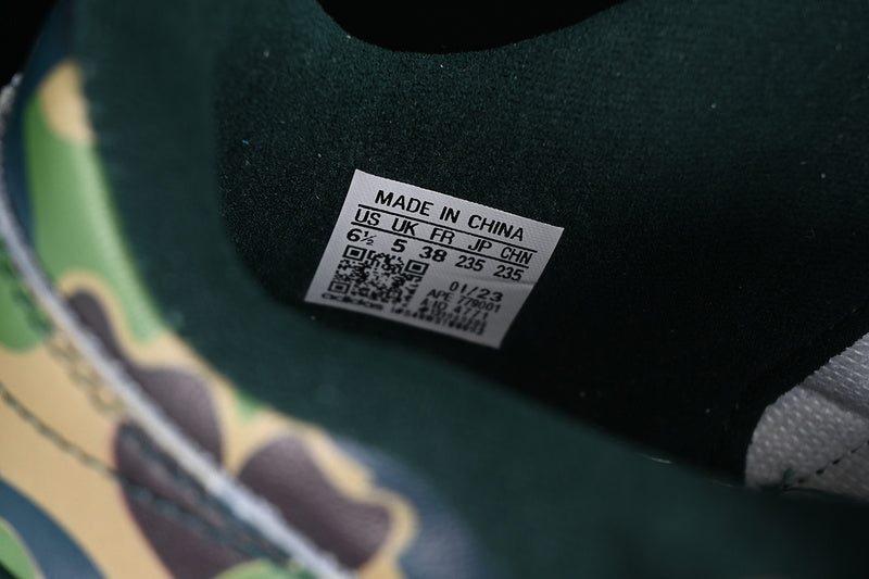 AdidasMens BAPE x Forum Low 84 -30th Anniversary - Green Camo