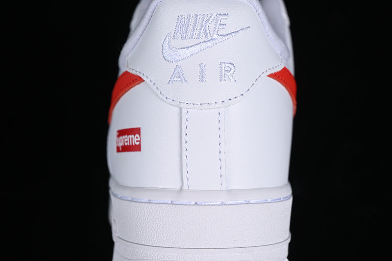 NikeMens Air Force 1 AF1 Low Supreme - Red/White