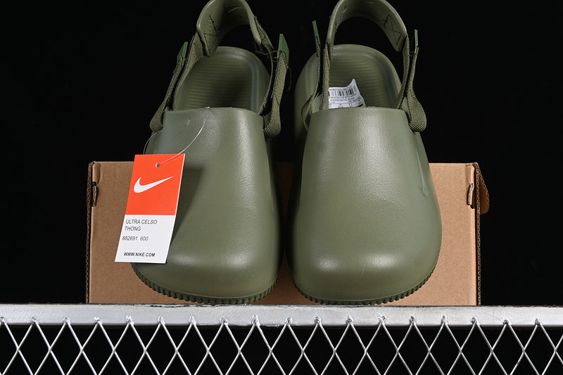 NikeMens Calm Mule Slide - Green