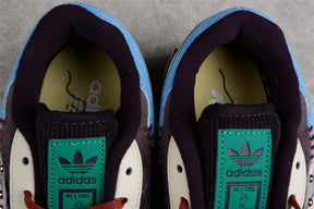 adidasMens Melting sadness forum low- Patchwork/White