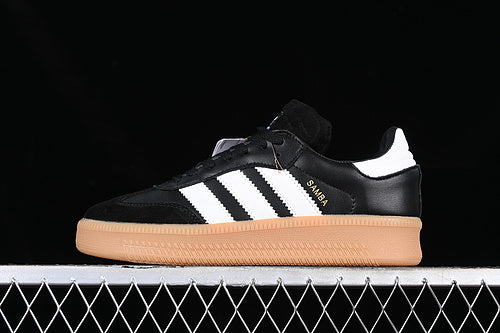 adidasMens Samba XLG - Gum Black