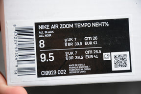 NikeMens Zoom Tempo Flyease - Triple Black