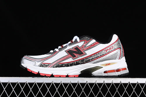 New Balance 740 - Silver/Red