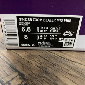 NikeSB Zoom Blazer Mid Premium - Mosaic Black