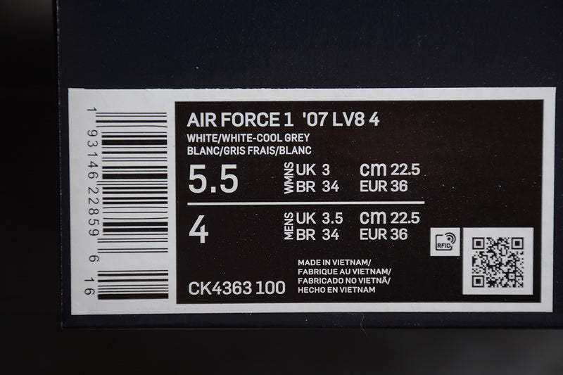 NikeMens Air Force 1 AF1 Low - White/Grey